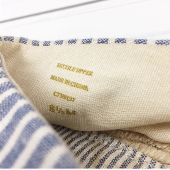 Splendid Nautical Stripe Espadrille Sandals 8.5 - Picture 8 of 8